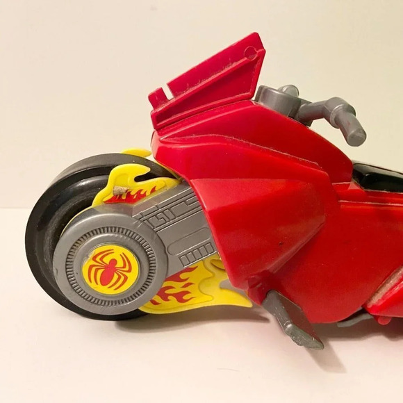 Vintage 1996 Toy Biz Marvel Comics Spiderman  Motorcycle Loose Toy - Picture 3 of 14